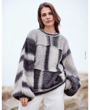 Trui Gigante, model 15, Lookbook 17,  Lana Grossa